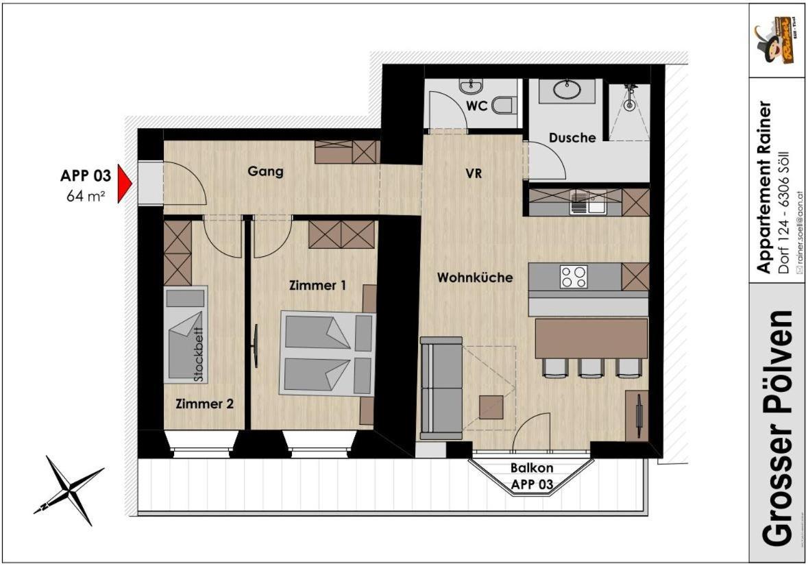 Apartment Rainer - Mittendrin Söll Esterno foto